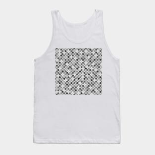 Color Block Zoom 45 Black and White Tank Top